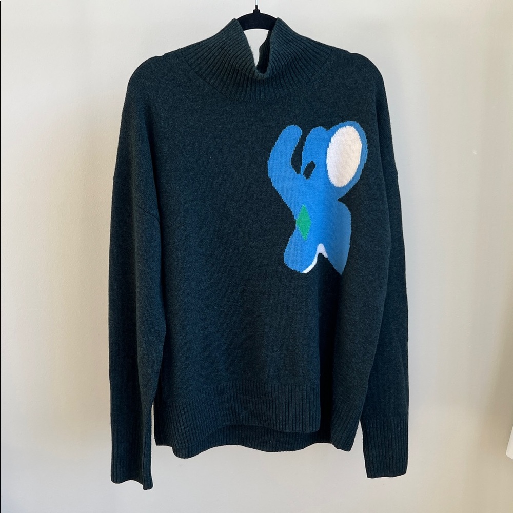 JW ANDERSON Forest Green Merino Sweater